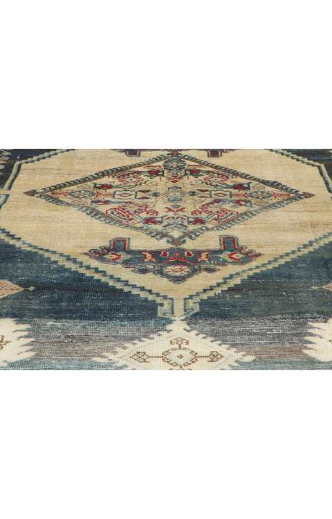 3 x 22 Distressed Antique Persian Malayer Runner 60949