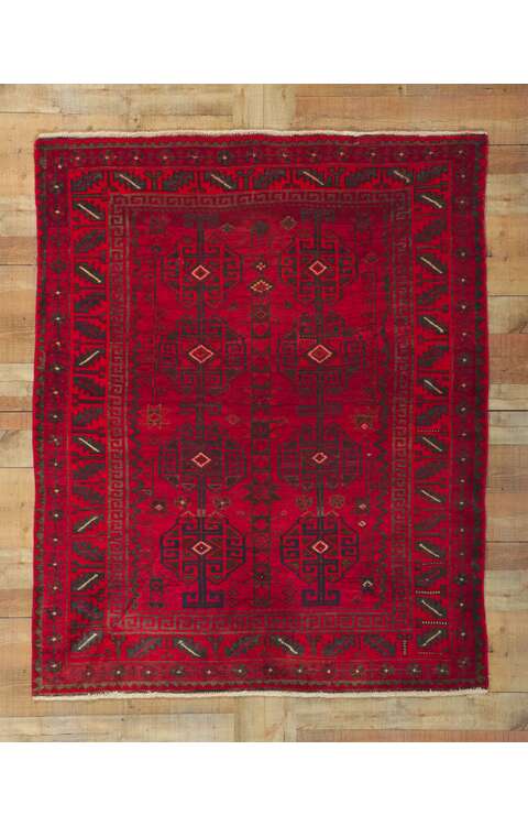 5 x 6 Vintage Turkoman Rug 61085