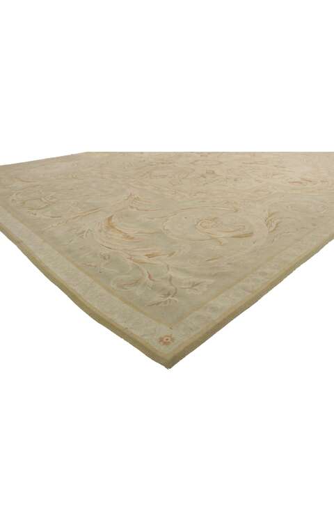 8 x 10 Vintage Handwoven Aubusson Style Rug 76744