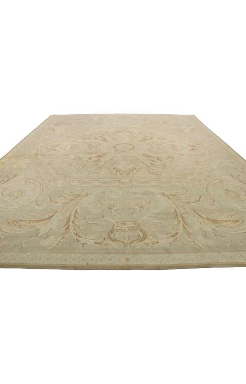 8 x 10 Vintage Handwoven Aubusson Style Rug 76744