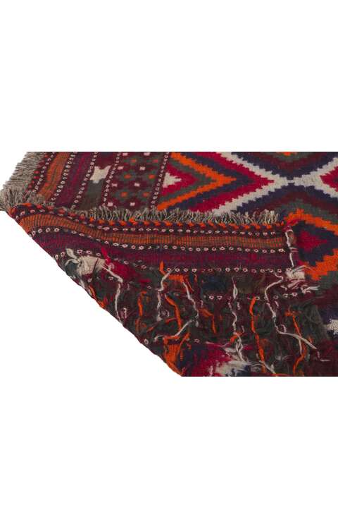 4 x 6 Vintage Persian Shiraz Kilim Rug 61094