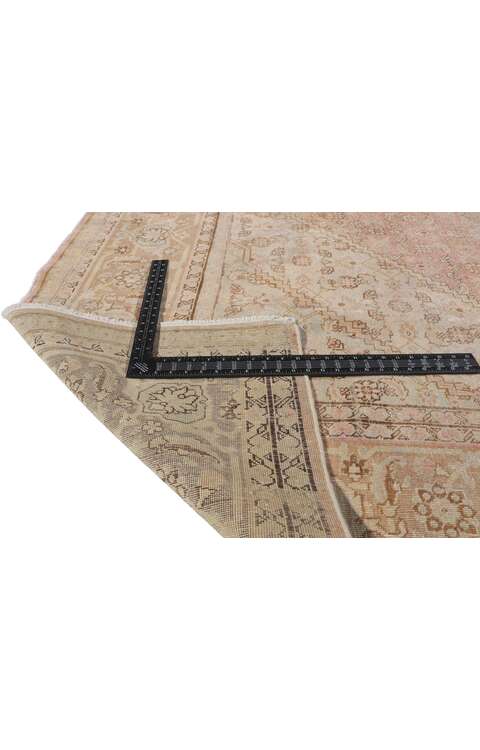 9 x 10 Antique Persian Tabriz Rug 61103