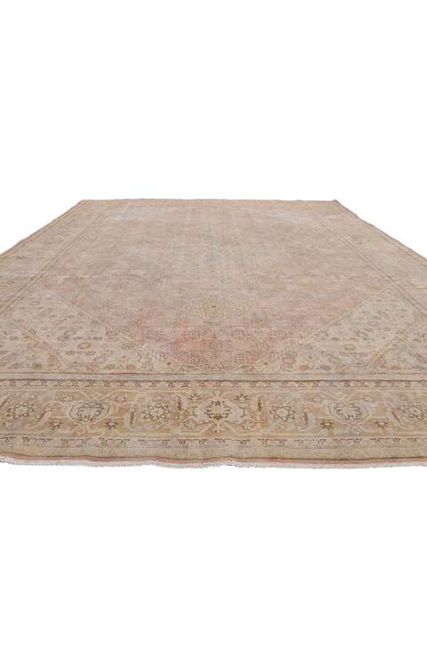 9 x 10 Antique Persian Tabriz Rug 61103