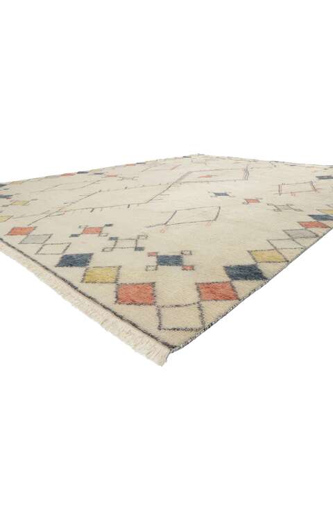 10 x 13 Contemporary Moroccan Area Rug 30346