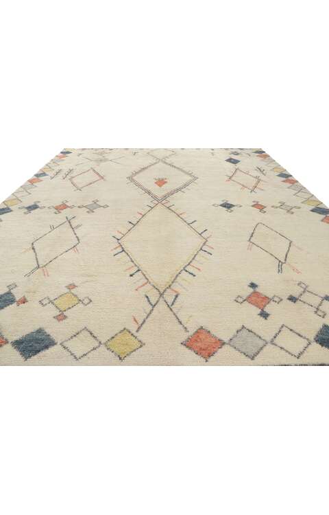 10 x 13 Contemporary Moroccan Area Rug 30346