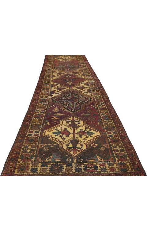 3 x 13 Vintage Persian Bakhtiari Runner 61143