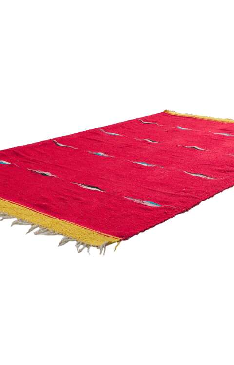 4 x 6 Vintage Mexican Blanket 78309 corner