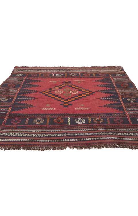 5 x 4 Vintage Afghan Kilim Rug 61142
