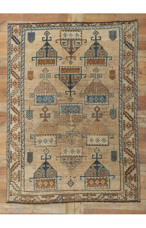5 x 7 Antique Persian Lori Rug 61147