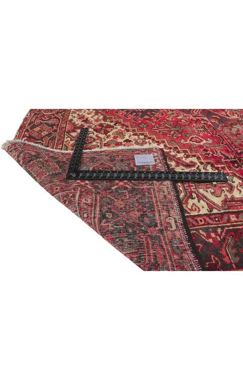 8 x 9 Vintage Persian Heriz Rug 61124