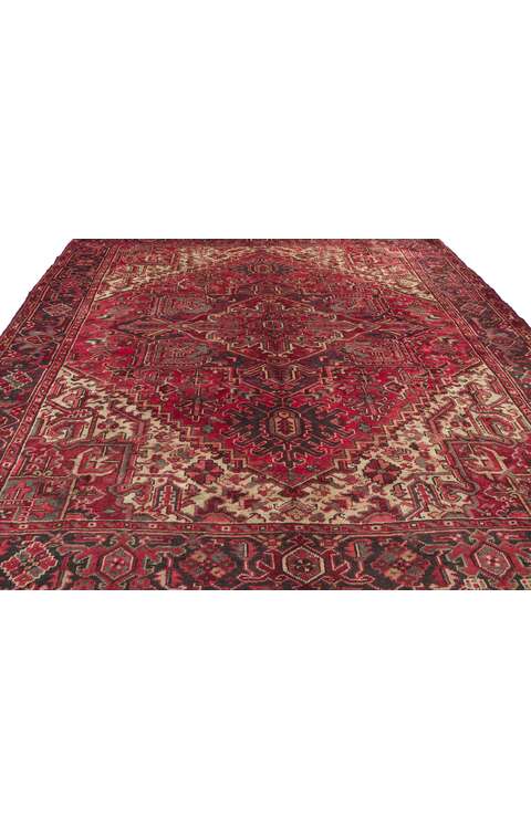 8 x 9 Vintage Persian Heriz Rug 61124