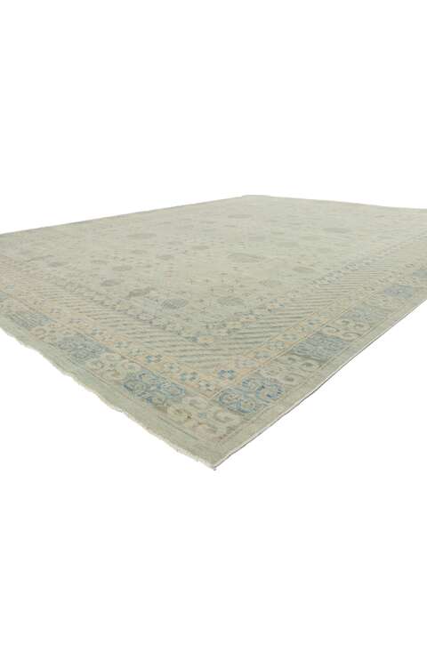 9 x 12 Modern Khotan Rug 80907 corner