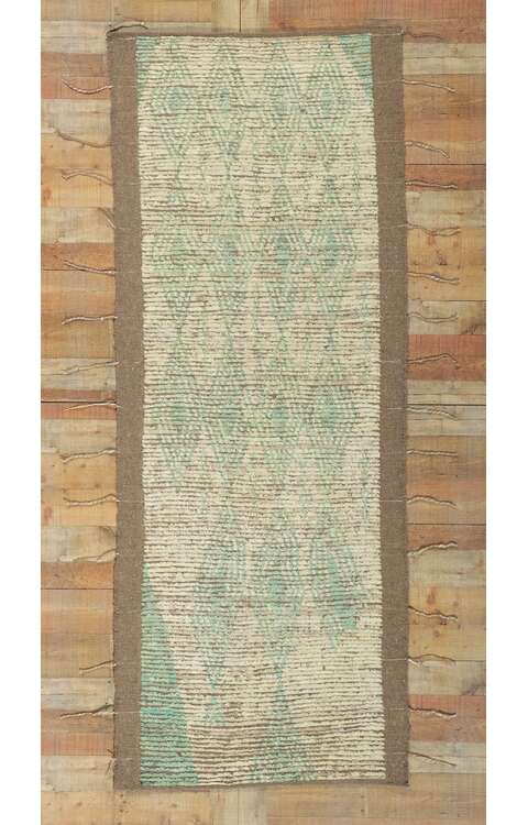 4 x 9 Earth-Tone Moroccan Runner 80770