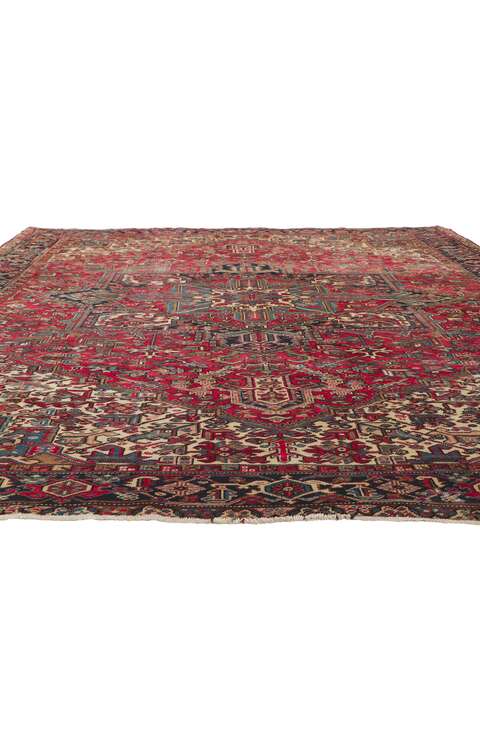 10 x 12 Vintage Persian Heriz Rug 78349
