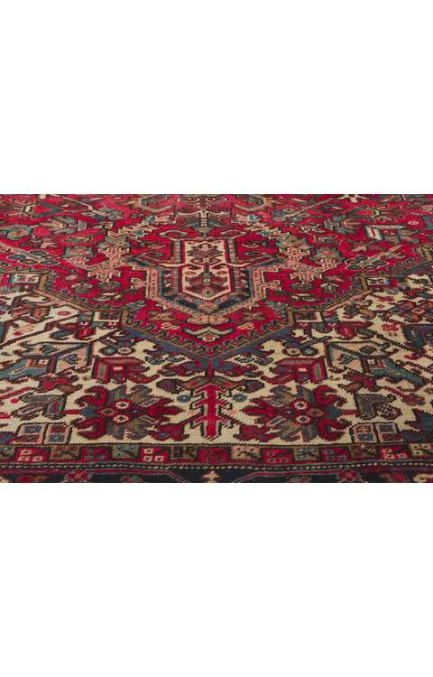 10 x 12 Vintage Persian Heriz Rug 78349