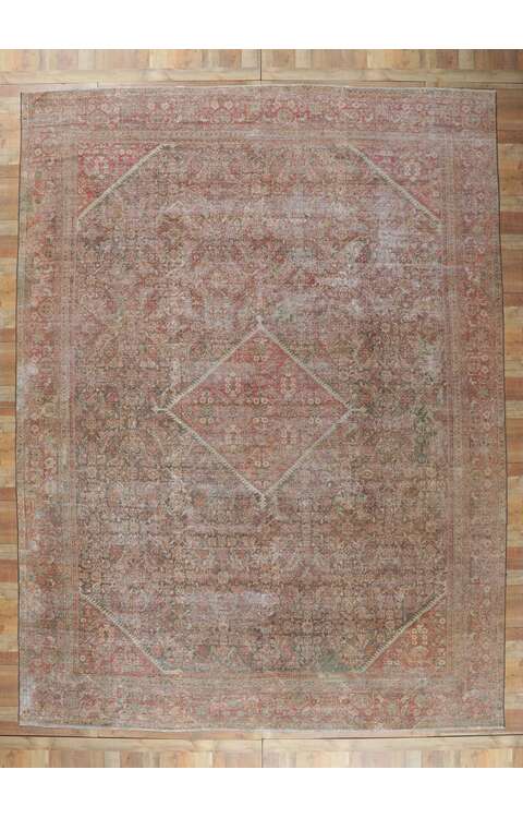 12 x 16 Antique Persian Mahal Rug 61115