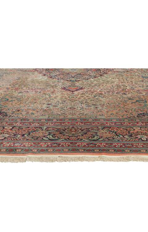 12 x 18 Vintage Chinese Silk Rug 78337