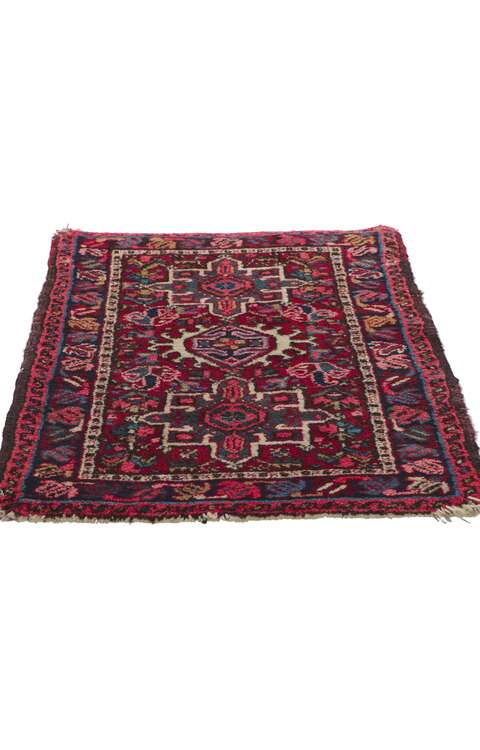 2 x 3 Vintage Persian Heriz Rug 78347