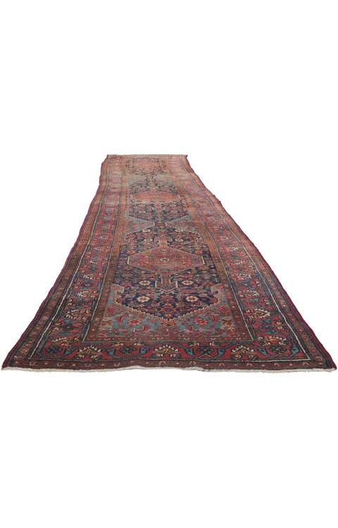 3 x 17 Antique Persian Malayer Runner 78321