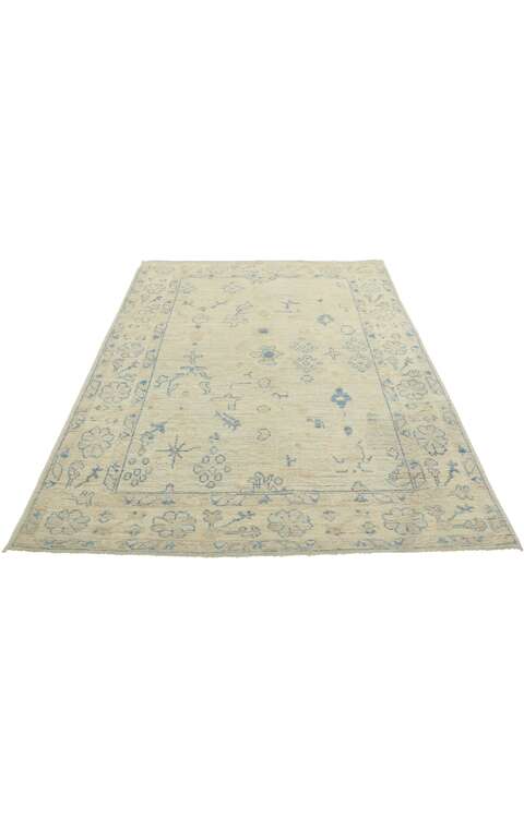 4 x 6 Colorful Pastel Oushak Rug 80882