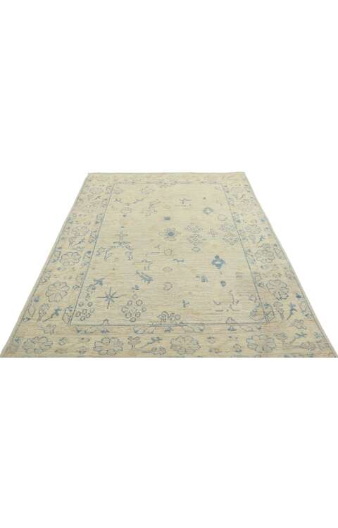 4 x 6 Colorful Pastel Oushak Rug 80882