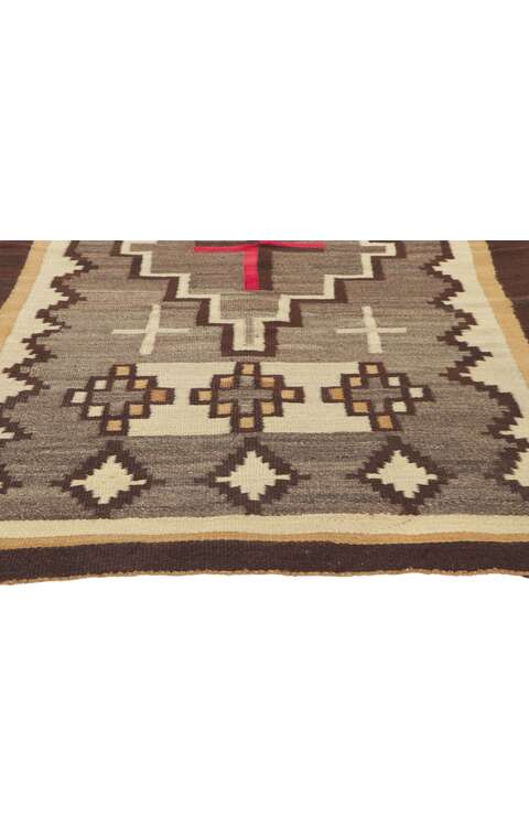 4 x 7 Vintage Navajo Ganado Rug 78351