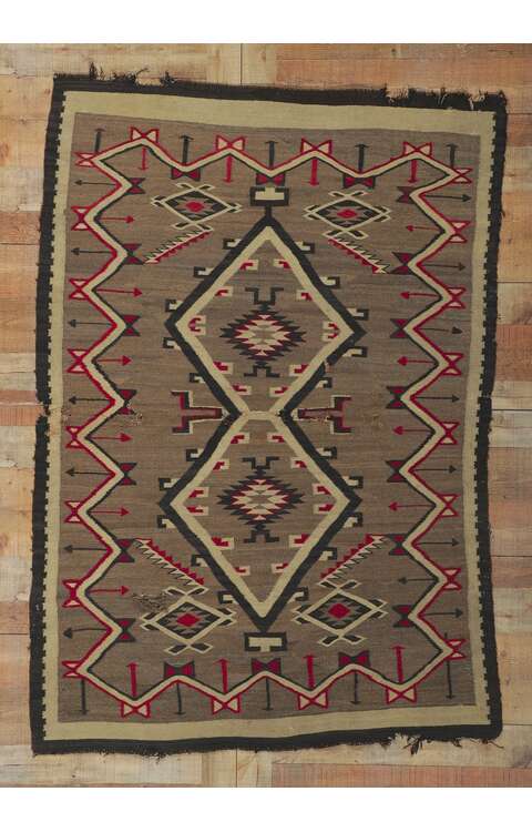 5 x 7 Antique Navajo Crystal Rug 78322