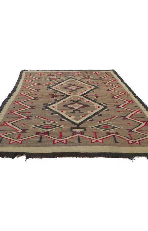 5 x 7 Antique Navajo Crystal Rug 78322