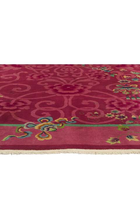 9 x 11 Antique Chinese Art Deco Rug 78318