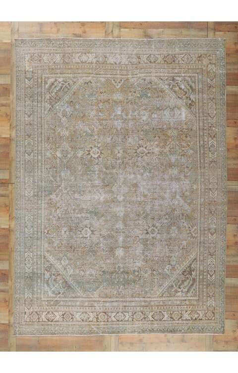 9 x 13 Antique Persian Mahal Rug 61170