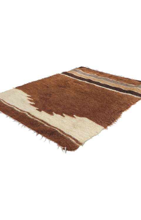 3 x 4 Vintage Turkish Angora Wool Kilim Rug 53850