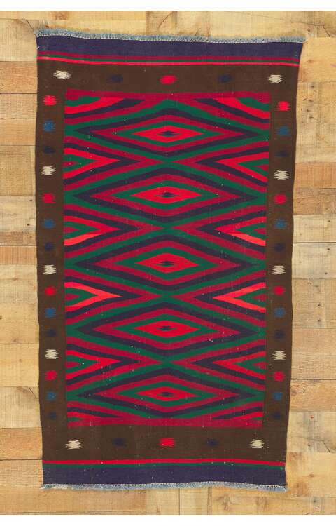 3 x 5 Vintage Persian Kilim Rug 61141
