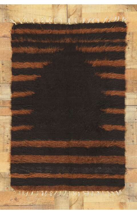 3 x 4 Turkish Angora Wool Kilim Rug 53861