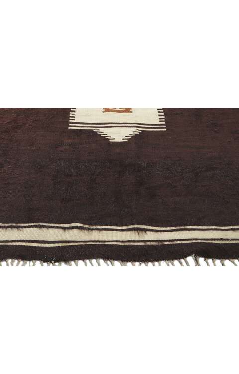 4 x 5 Vintage Turkish Angora Wool Kilim Rug 53830
