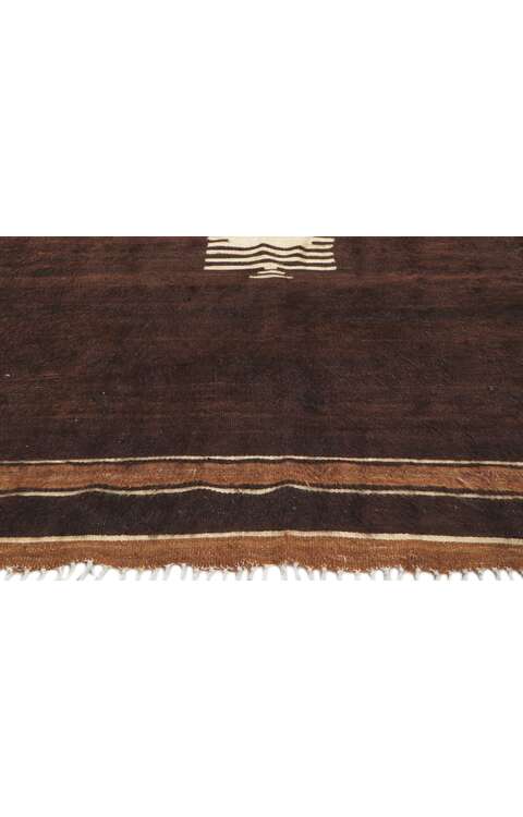 4 x 5 Vintage Turkish Angora Wool Kilim Rug 53854