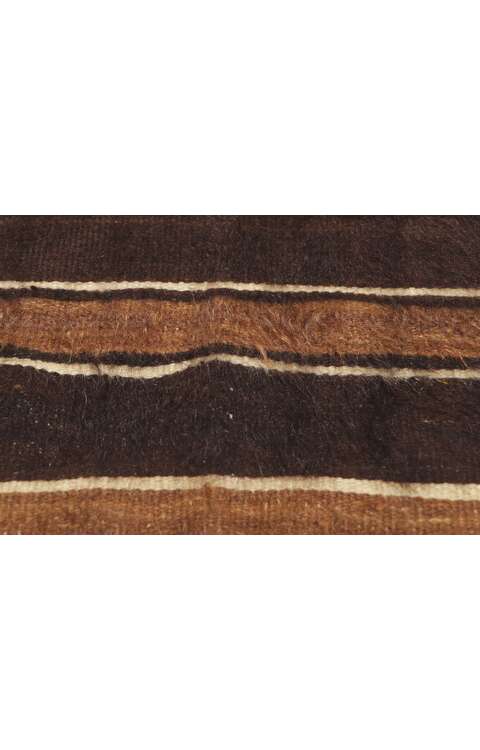 4 x 5 Vintage Turkish Angora Wool Kilim Rug 53854