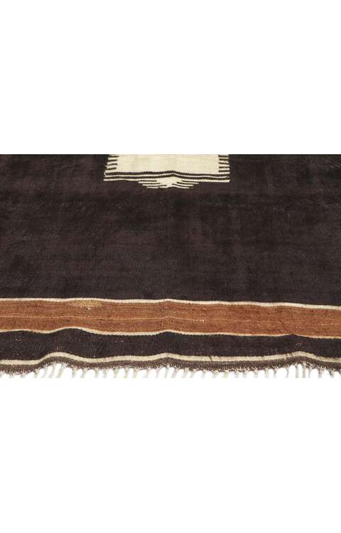 4 x 5 Vintage Turkish Angora Wool Kilim Rug 53855