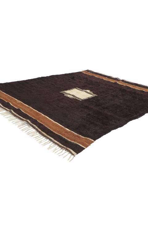 4 x 5 Vintage Turkish Angora Wool Kilim Rug 53855