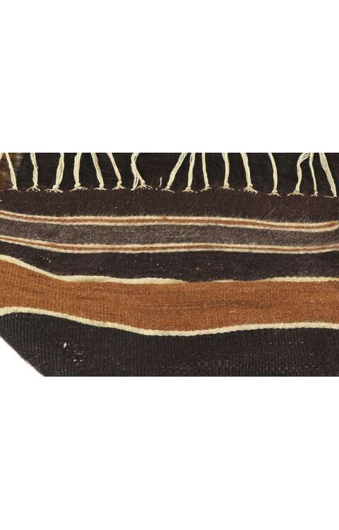 4 x 6 Vintage Turkish Angora Wool Kilim Rug 53836