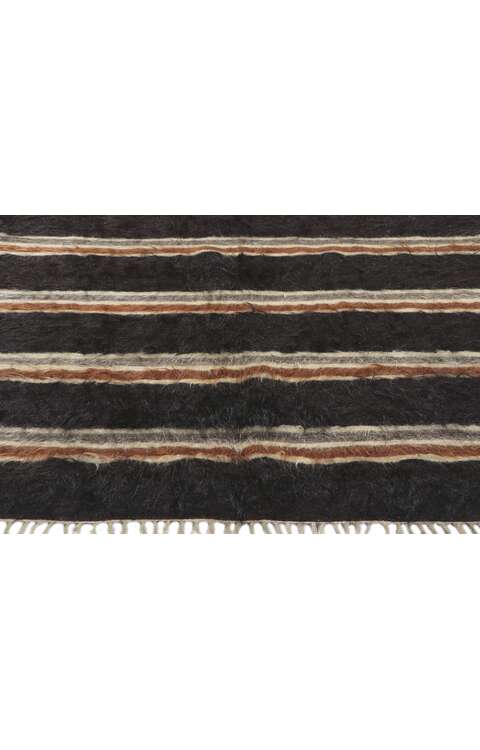 4 x 6 Vintage Turkish Angora Wool Kilim Rug 53857