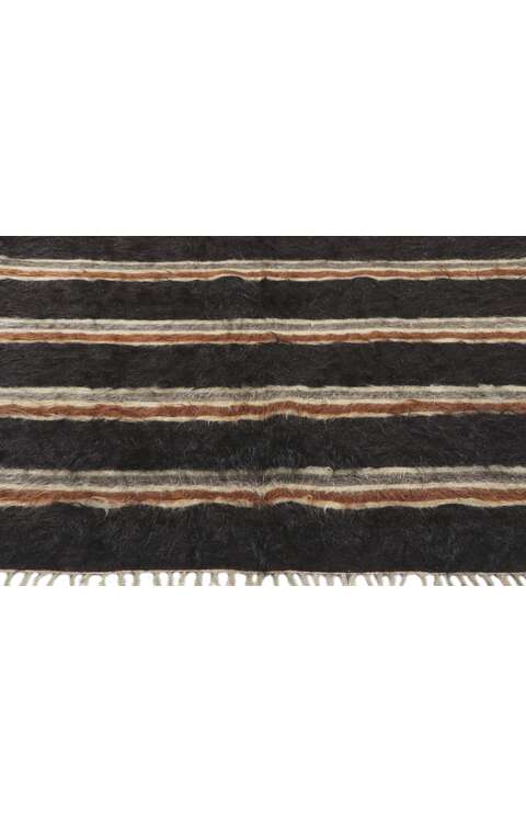 4 x 6 Vintage Turkish Angora Wool Kilim Rug 53857