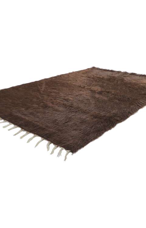 4 x 7 Vintage Turkish Angora Wool Kilim Rug 53839