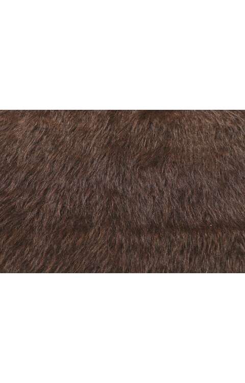 4 x 7 Vintage Turkish Angora Wool Kilim Rug 53839