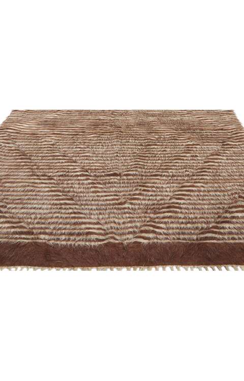 4 x 7 Vintage Turkish Angora Wool Kilim Rug 53845