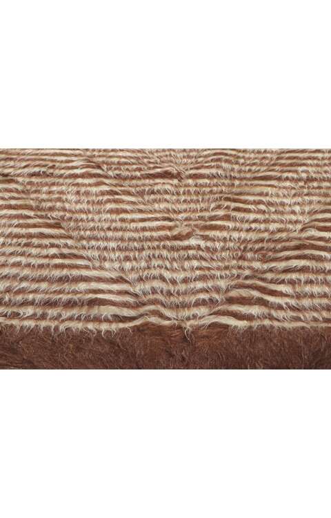 4 x 7 Vintage Turkish Angora Wool Kilim Rug 53845