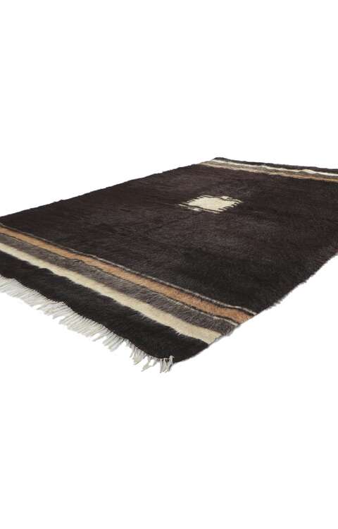 5 x 7 Vintage Turkish Angora Wool Kilim Rug 53834