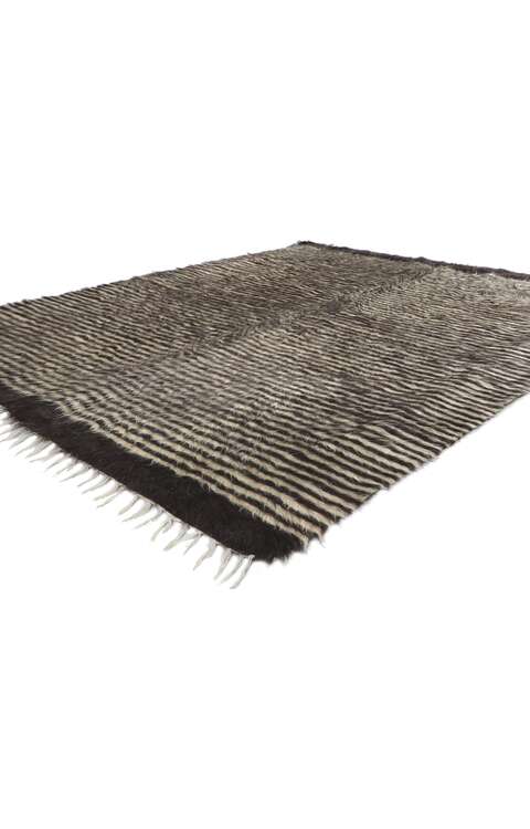 5 x 7 Vintage Turkish Angora Wool Kilim Rug 53847
