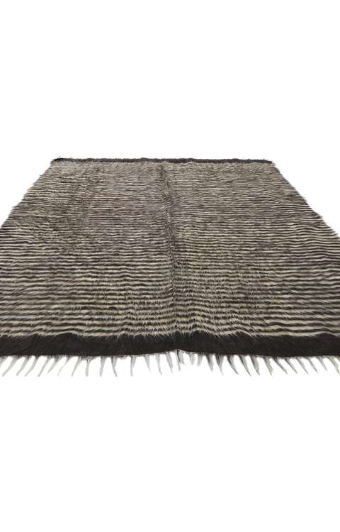 5 x 7 Vintage Turkish Angora Wool Kilim Rug 53847