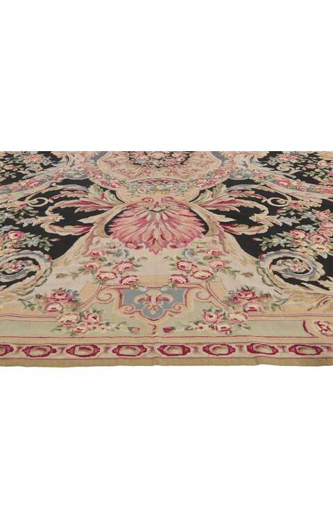 8 x 12 Vintage French Savonnerie Style Rug 78359