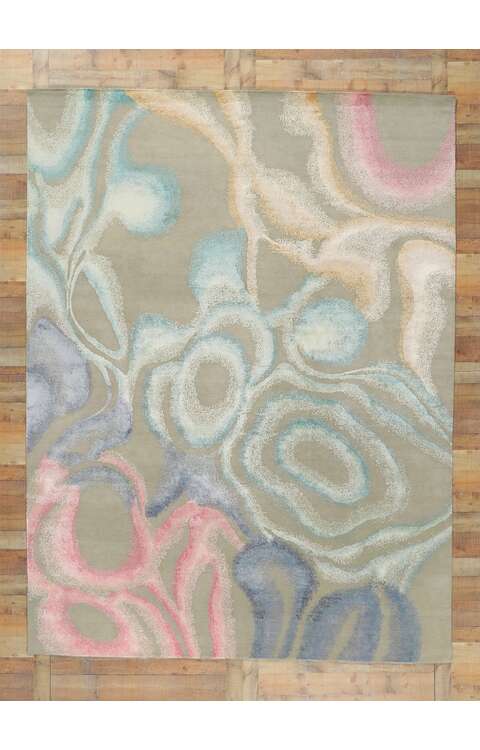 9 x 12 Contemporary Abstract Rug 30866